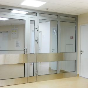 Алюминиевая дверь 600×2100 мм. GFTD21204