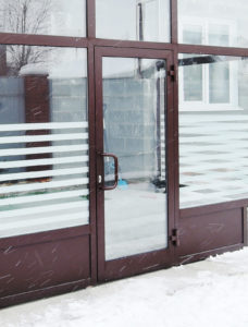 Алюминиевая дверь 600×2000 мм. GFTD8203